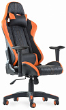 Кресло К-52 черно-оранжевое